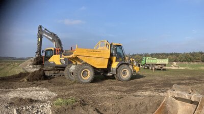 Zahájení - odtěžení zeminy