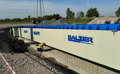 Usazení montážní jámy na STK