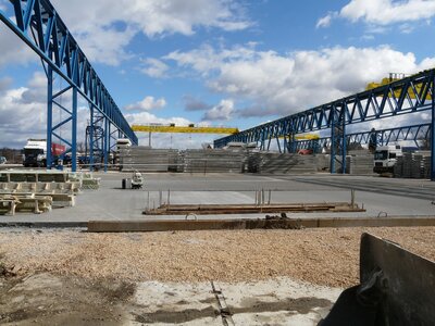 Rozšíření skladových ploch a komunikací v areálu - železobetonový kryt