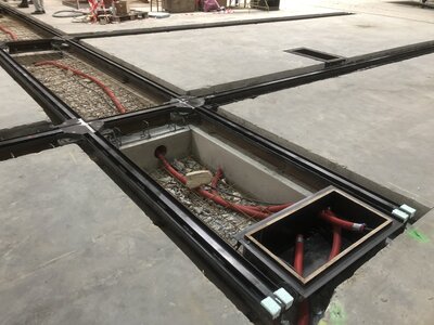 Výrobní haly  - železobetonové monolity pro výrobní technologie