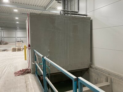 Technologický domeček z betonových panelů