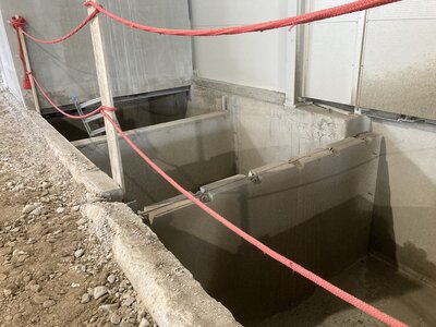 Rekonstrukce jímky pro betonové kaly