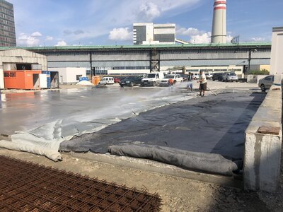 Železobetonové kryty  venkovních ploch