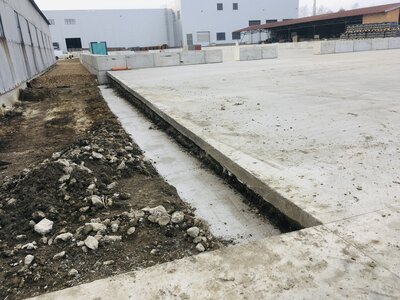 Železobetonové kryty  venkovních ploch