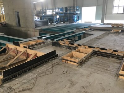 Železobetonové desky a monolity pro technologie