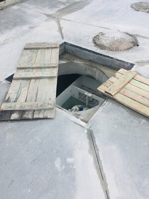 Dešťové hospodářství - Lapol pro zachycení uniklých ropných látek na parkovišti