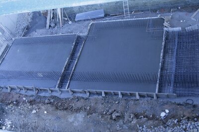 Železobetonové monolitycké pece a zásobníky na ocelový šrot