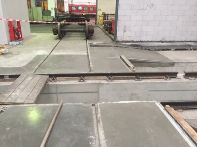 Monolitické železobetonové kryty a montážní jámy