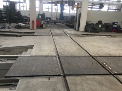 Monolitické železobetonové kryty a montážní jámy