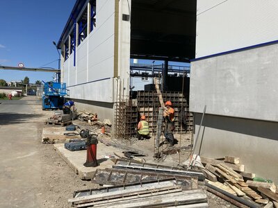 Železobetonové  monolity pro technologie