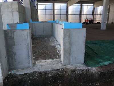 Železobetonové  monolity pro technologie