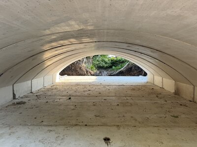 Montáž mobilního mostku Sv. Jakub