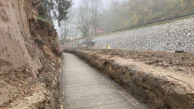 Monolitický základový pás