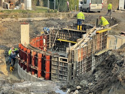 Železobetonový monolit propustku