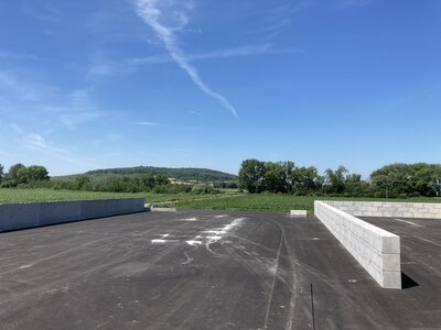 Hlízov - sanace silážního žlabu