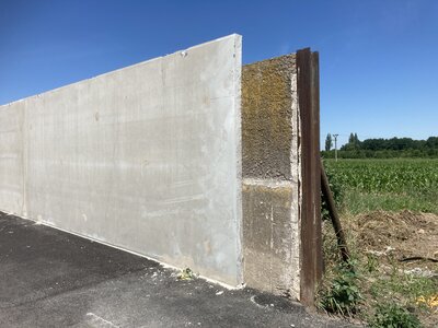 Hlízov - sanace silážního žlabu