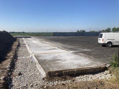 Hlízov - sanace silážního žlabu