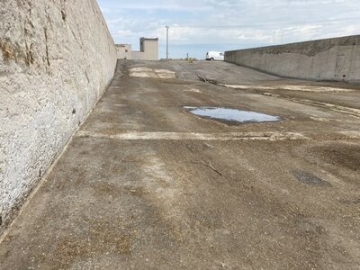 Silážní jámy - počáteční stav