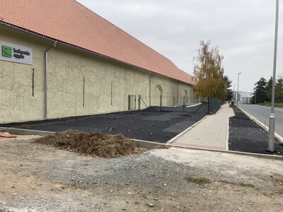 Stodoly - rekonstrukce - základy pro kondezátory