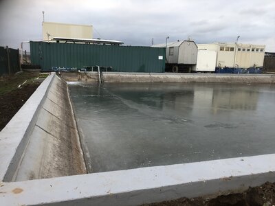 Vodní nádrž před zvýšením